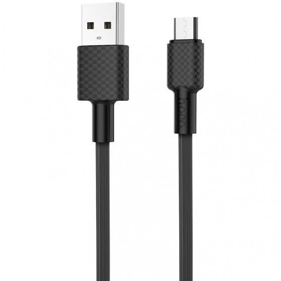 Кабель заряджання для телефону, планшета Hoco X29 Super Style Micro USB Cable 2A (1m) Black