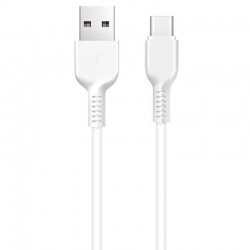 USB кабель телефону Hoco X20 Flash Type-C Cable (1m) Білий