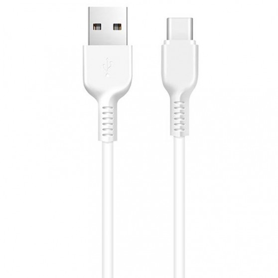 USB кабель телефону Hoco X20 Flash Type-C Cable (1m) Білий