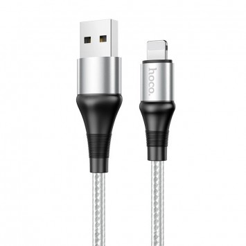 Кабель заряджання Apple Hoco X50 "Excellent"" USB to Lightning (1m) Сірий