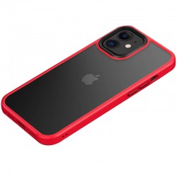 TPU+PC чохол для Apple iPhone 11 (6.1"") - Metal Buttons Червоний