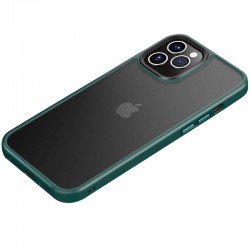 TPU+PC чехол для Apple iPhone 11 Pro (5.8"") - Metal Buttons Зеленый