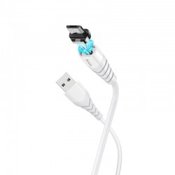 Кабель зарядки для телефона, планшета Hoco X63 ""Racer"" USB to MicroUSB (1m) Белый