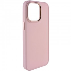 TPU чехол для Apple iPhone 13 Pro Max (6.7"") - Bonbon Metal Style Розовый / Light pink