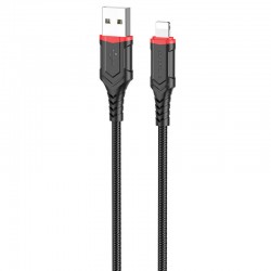 Кабель зарядки Apple Borofone BX67 USB to Lightning (1m) Черный