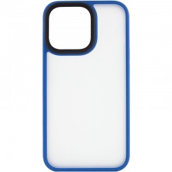 TPU+PC чехол для Apple iPhone 14 (6.1"") - Metal Buttons Голубой