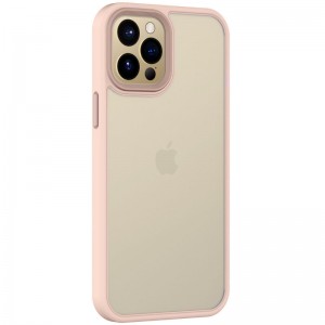 TPU+PC чохол для Apple iPhone 14 (6.1"") - Metal Buttons Рожевий