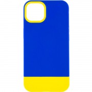 Чохол Apple iPhone 12 Pro Max (6.7"") - TPU+PC Bichromatic Navy Blue / Yellow