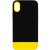 Чехол TPU+PC Bichromatic для Apple iPhone X / XS (5.8"") Black / Yellow