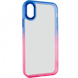 Чохол для Apple iPhone XR (6.1"") - TPU+PC Fresh sip series Синій / Рожевий