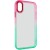 Чехол TPU+PC Fresh sip series для Apple iPhone XS Max (6.5"") Салатовый / Розовый