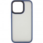 TPU+PC чохол для Apple iPhone 14 Plus (6.7"") - Metal Buttons Синій