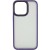 TPU+PC чохол для Apple iPhone 14 Pro (6.1"") - Metal Buttons Темно-фіолетовий