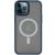 TPU+PC чохол для Apple iPhone 14 Pro (6.1"") - Metal Buttons with MagSafe Синій