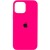 Чехол для Apple iPhone 14 Pro (6.1"") - Silicone Case Full Protective (AA) Розовый / Barbie pink