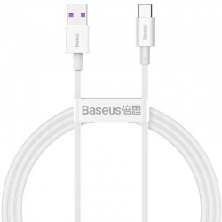 USB кабель для телефона Baseus Superior Series Fast Charging USB to Type-C PD 66W (2m) (CATYS-A) Белый