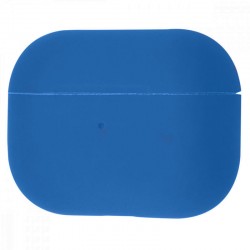 Силіконовий футляр для навушників AirPods Pro 2 Синій / Navy blue