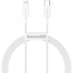 Кабель заряджання Apple Baseus Superior Series Fast Charging Type-C to Lightning PD 20W (1.5m) (CATLYS-B) Білий
