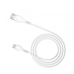 USB кабель для телефону Hoco X37 "Cool power" Type-C (1m) Білий