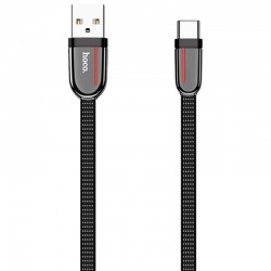 USB кабель для телефону Hoco U74 "Grand" Type-C (1.2m) Чорний