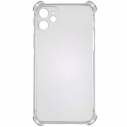 TPU чехол для Apple iPhone 11 (6.1"") - GETMAN Ease logo усиленные углы Серый (прозрачный)