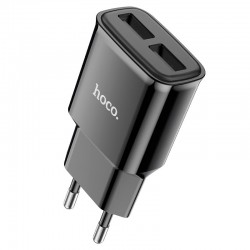 Зарядное устройство для телефона - HOCO C88A (2USB/2.4A) Черный