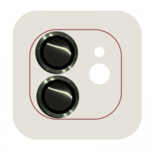 Защитное стекло Metal Classic на камеру (в упак.) для Apple iPhone 12 / 12 mini / 11 Салатовый / Green