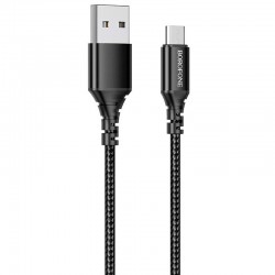 Дата кабель Borofone BX54 Ultra bright USB to MicroUSB (1m) Чорний