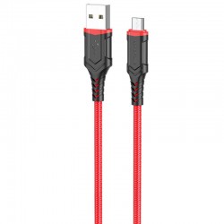 Дата кабель Borofone BX67 USB to MicroUSB (1m) Красный