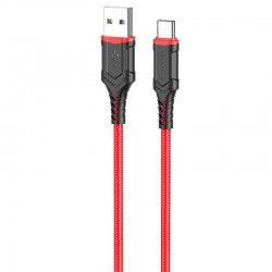 USB зарядний кабель Borofone BX67 USB to Type-C (1m) Червоний