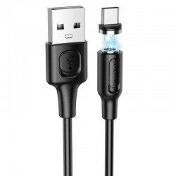 USB зарядний кабель Borofone BX41 Amiable USB to Type-C (1m) Чорний