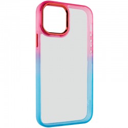 Чохол Apple iPhone 11 (6.1"") - TPU+PC Fresh sip series Бірюзовий / Рожевий