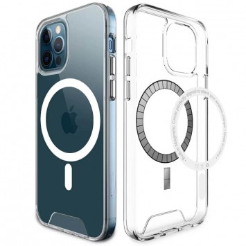 Прозрачный чехол для iPhone 14 Pro Max - TPU Space Case с функцией MagSafe, обеспечивающий прочную защиту и стильный внешний вид