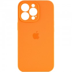 Чохол для Apple iPhone 14 Pro (6.1"") - Silicone Case Full Camera Protective (AA) Помаранчевий / Kumquat