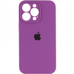Чехол для Apple iPhone 14 Pro Max (6.7"") - Silicone Case Full Camera Protective (AA) Фиолетовый / Grape