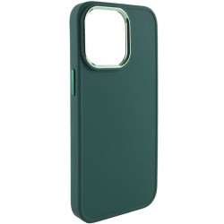 TPU чехол для Apple iPhone 14 Pro Max (6.7"") - Bonbon Metal Style Зеленый / Pine green