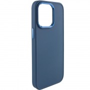TPU чохол для Apple iPhone 14 Pro Max (6.7"") - Bonbon Metal Style Синій / Denim Blue