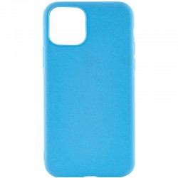 Силиконовый чехол для Apple iPhone 14 (6.1"") - Candy Голубой