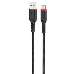 USB кабель для телефону Hoco X59 Victory USB to Type-C (1m) Чорний