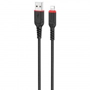 Кабель заряджання та синхронізації Hoco X59 Victory USB to Lightning (1m) Чорний