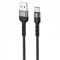 USB зарядний кабель Borofone BX34 Advantage USB to Type-C (1m) Чорний