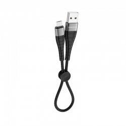 Дата кабель Borofone BX32 Munificent USB to MicroUSB (0.25m) Чорний