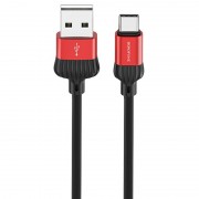 USB зарядний кабель Borofone BX28 Dignity USB to Type-C (1m) Червоний