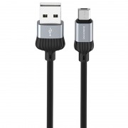 Дата кабель Borofone BX28 Dignity USB to MicroUSB (1m) Metal gray