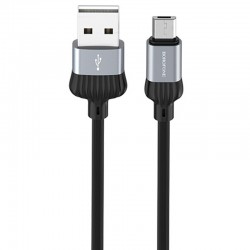Дата кабель Borofone BX28 Dignity USB to MicroUSB (1m) Metal gray