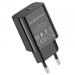 Зарядное устройство для телефона - Borofone BA65A Single port PD20W Черный