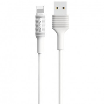 Кабель зарядки и синхронизации Borofone BX1 EzSync USB to Lightning (1m) Белый