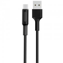 Дата кабель Borofone BX1 EzSync USB to MicroUSB (1m) Чорний