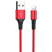 Кабель заряджання та синхронізації Borofone BX20 Enjoy USB to Lightning (1m) Червоний