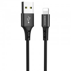Кабель зарядки и синхронизации Borofone BX20 Enjoy USB to Lightning (1m) Черный